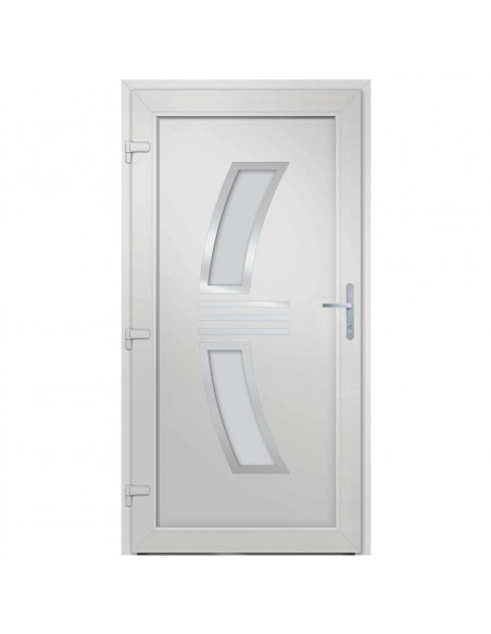 Porta Ingresso Antracite 108x200 cm in PVC