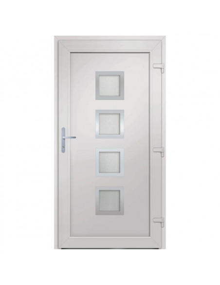 Porta Ingresso Bianca 98x208 cm in PVC