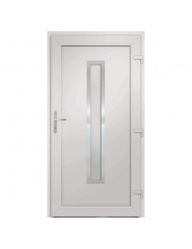 Porta Ingresso Antracite 88x200 cm in PVC