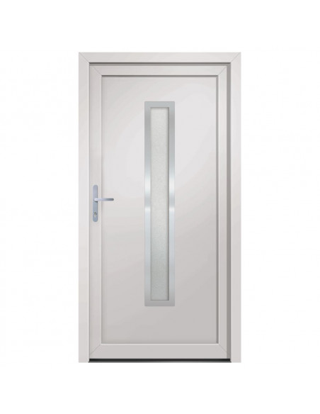 Porta Ingresso Bianca 98x190 cm in PVC