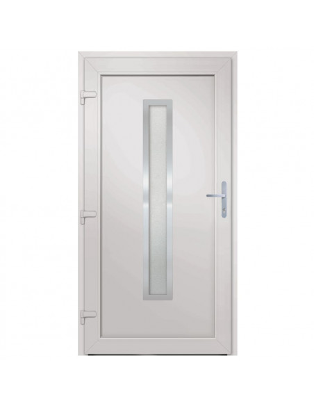 Porta Ingresso Bianca 98x190 cm in PVC