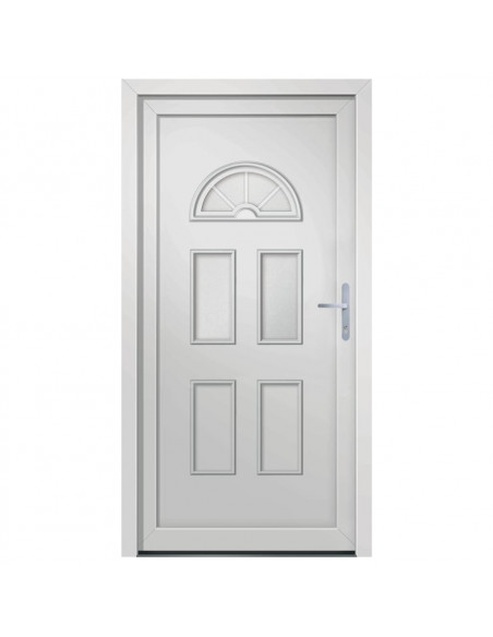 Porta Ingresso Bianca 88x200 cm in PVC