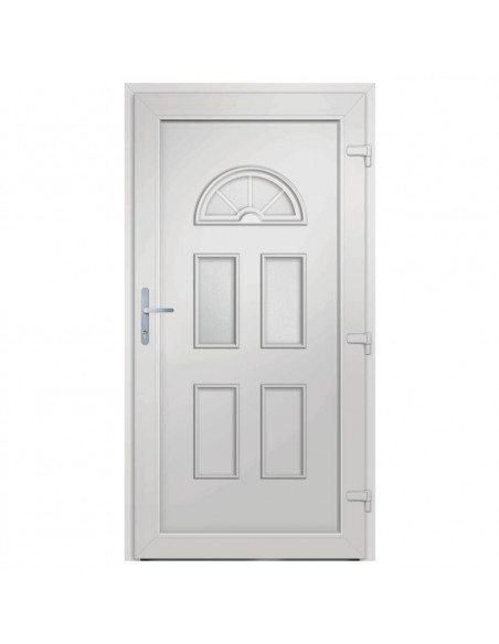 Porta Ingresso Bianca 88x200 cm in PVC