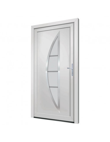 Porta Ingresso Bianca 88x200 cm in PVC