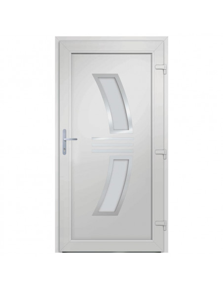 Porta Ingresso Bianca 108x200 cm in PVC