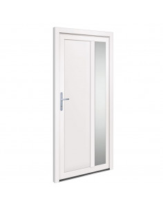 Porta Ingresso Bianca 98x200 cm in PVC 2