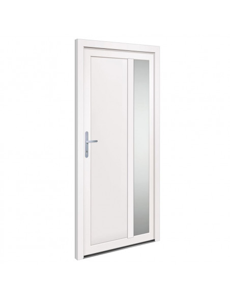 Porta Ingresso Bianca 98x200 cm in PVC