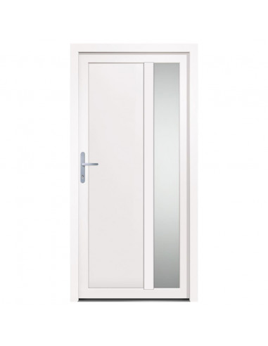 Porta Ingresso Bianca 98x200 cm in PVC