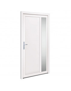 Porta Ingresso Bianca 108x208 cm in PVC 2