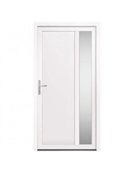 Porta Ingresso Bianca 108x208 cm in PVC