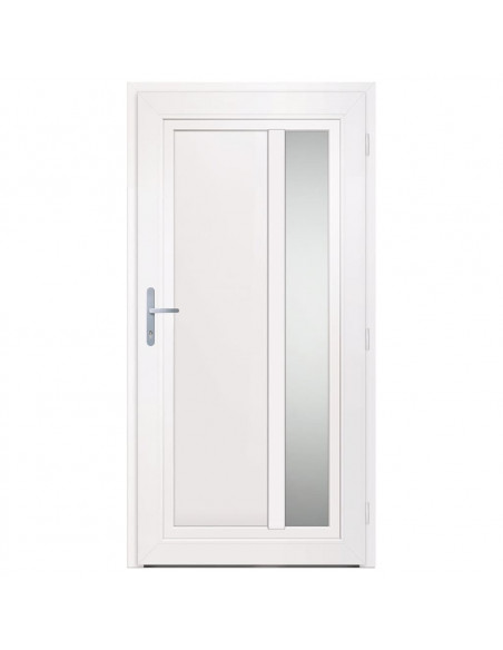 Porta Ingresso Antracite 108x208 cm in PVC