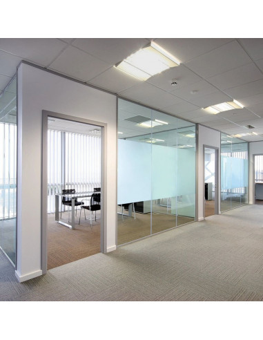 Pellicola per Finestra Smerigliata Grigia 0,9x10 m PVC