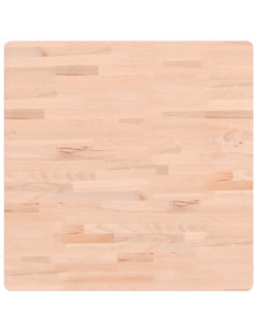 Piano per Tavolo 70x70x1,5 cm Quadrato Legno Massello di Faggio 2