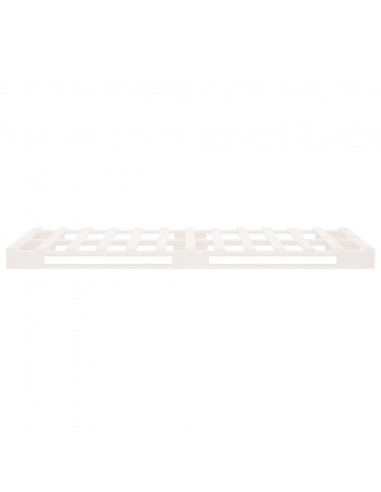 Giroletto Bianco 90x200 cm in Legno Massello di Pino