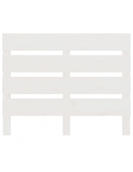 Giroletto Bianco 90x200 cm in Legno Massello di Pino
