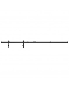 Kit Mini Porta Scorrevole Stalla in Acciaio al Carbonio 200 cm 2