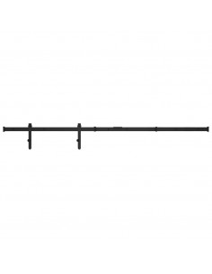 Kit Mini Porta Scorrevole Stalla in Acciaio al Carbonio 122 cm 2