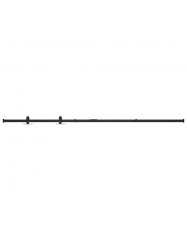 Kit Mini Anta Scorrevole Armadio in Acciaio al Carbonio 183 cm