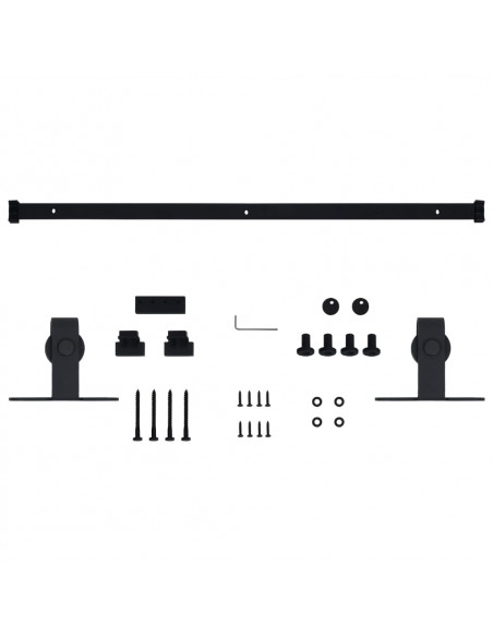Kit Mini Anta Scorrevole Armadio in Acciaio al Carbonio 152 cm