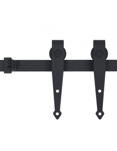 Kit Mini Anta Scorrevole Armadio in Acciaio al Carbonio 183 cm