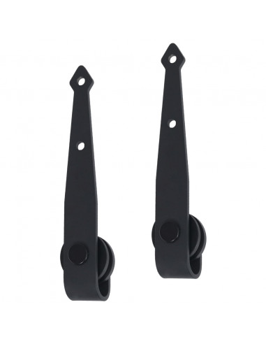 Kit Mini Anta Scorrevole Armadio in Acciaio al Carbonio 200 cm