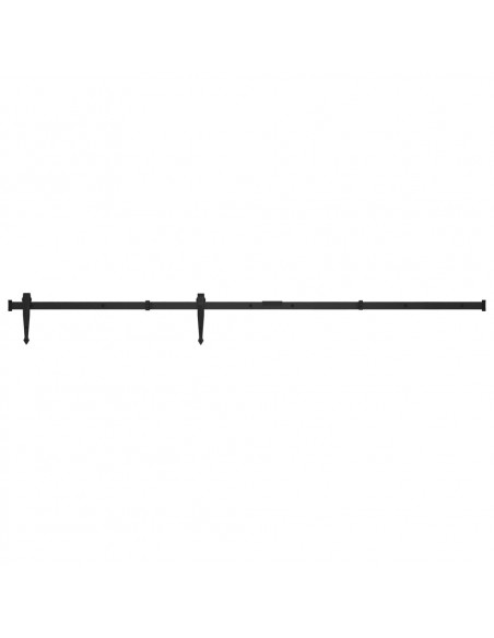 Kit Mini Anta Scorrevole Armadio in Acciaio al Carbonio 152 cm