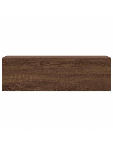 Armadietto Bagno Rovere Marrone 100x25x30 cm in Truciolato