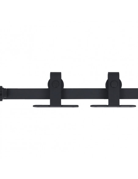 Kit Mini Anta Scorrevole Armadio in Acciaio al Carbonio 122 cm