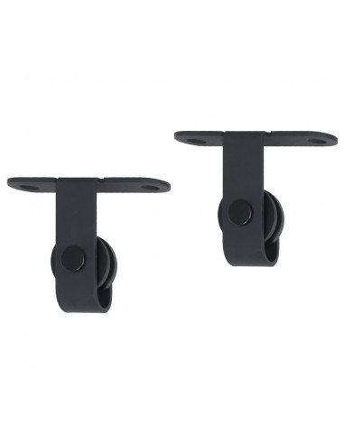 Kit Mini Anta Scorrevole Armadio in Acciaio al Carbonio 122 cm