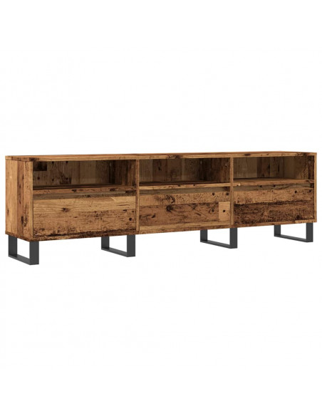 Mobile Porta TV Legno Antico 150x30x44,5 cm Legno Multistrato