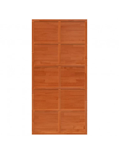 Porta del Granaio Marrone 100x208 cm in Legno Massello di Pino