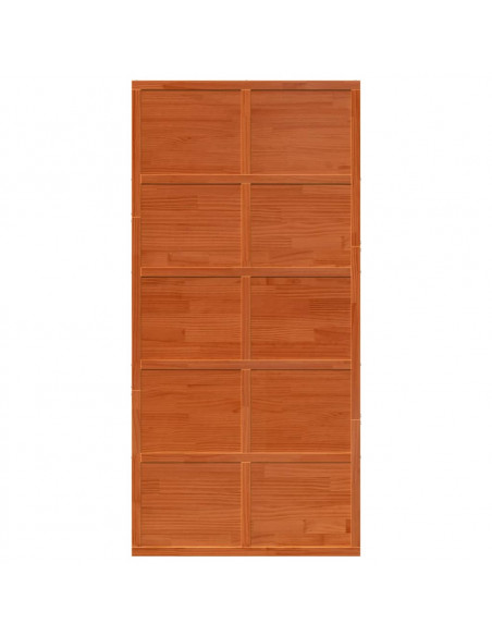 Porta del Granaio Marrone 100x208 cm in Legno Massello di Pino