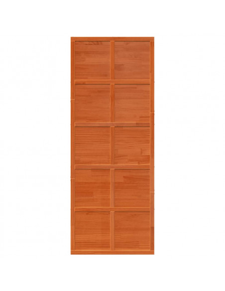 Porta del Granaio Marrone 80x208 cm in Legno Massello di Pino
