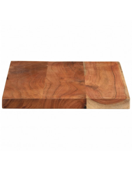 Piano Tavolo 60x20x3,8 cm Rettangolare Legno Massello Acacia