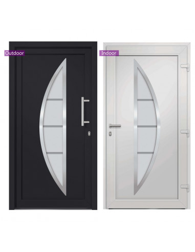 Porta di Ingresso Antracite 108x200 cm