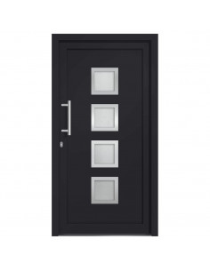 Porta di Ingresso Antracite 88x200 cm 2