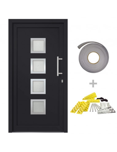 Porta di Ingresso Antracite 98x190 cm