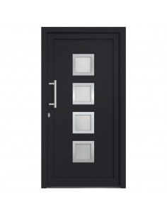 Porta di Ingresso Antracite 98x200 cm 2