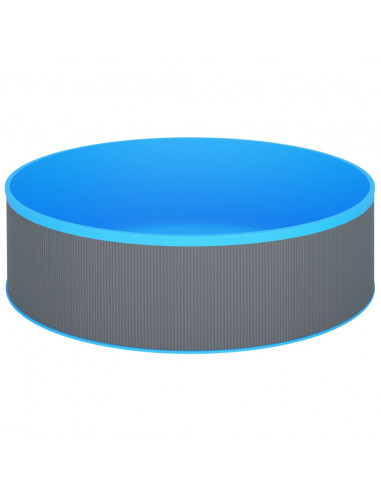 Piscina Fuori Terra 350x90 cm Grigio