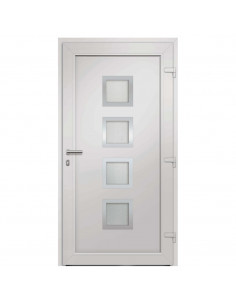 Porta di Ingresso Bianca 98x190 cm 2