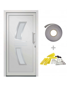 Porta di Ingresso Bianca 98x208 cm 2