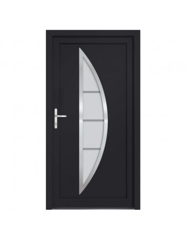 Porta Ingresso Antracite 108x200 cm in PVC