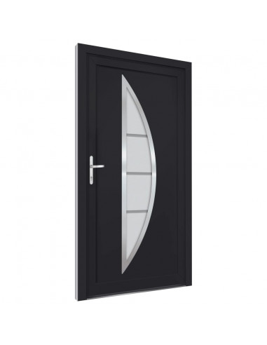 Porta Ingresso Antracite 108x200 cm in PVC