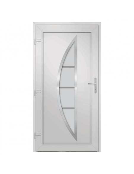 Porta Ingresso Antracite 108x200 cm in PVC