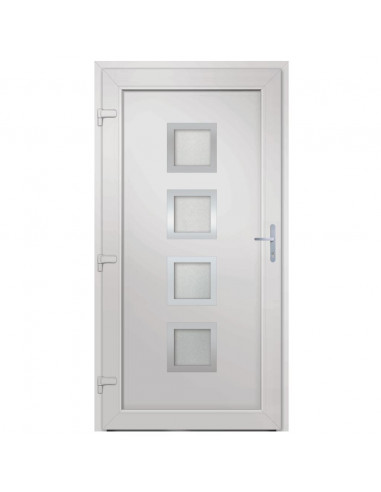 Porta Ingresso Antracite 88x200 cm in PVC