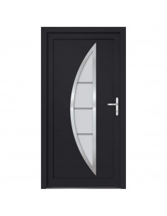 Porta Ingresso Antracite 98x200 cm in PVC 2