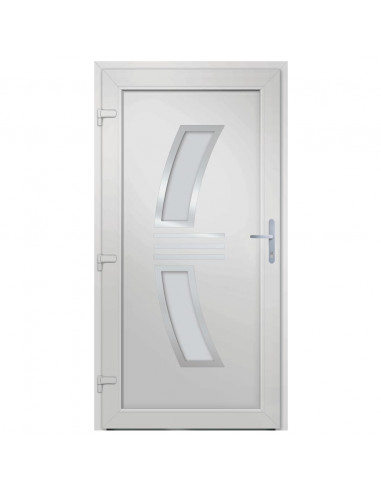 Porta Ingresso Antracite 98x200 cm in PVC