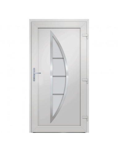 Porta Ingresso Antracite 98x208 cm in PVC