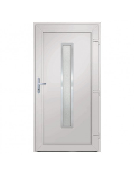 Porta Ingresso Bianca 108x200 cm in PVC