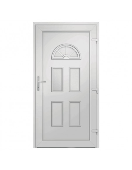 Porta Ingresso Bianca 110x210 cm in PVC